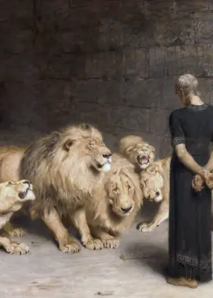 Daniel in the Lions' Den - Briton Rivière